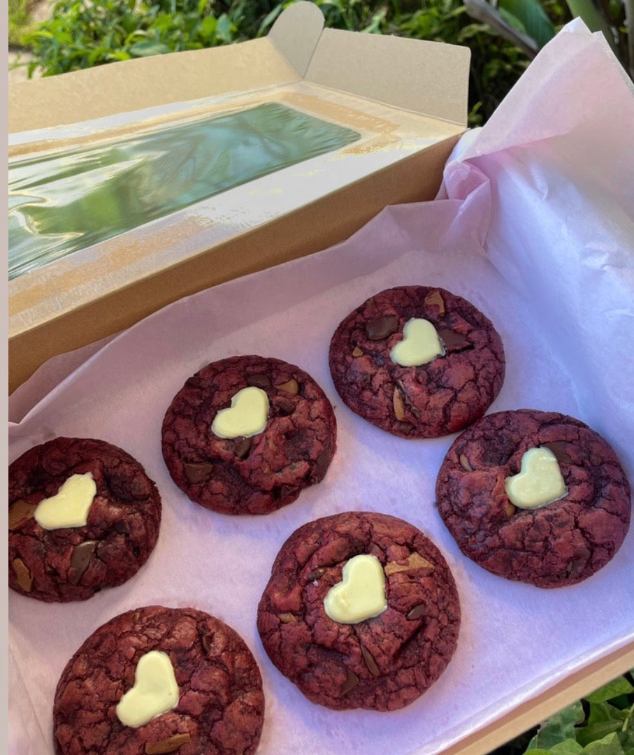 Valentins Cookies - Boîte de 6